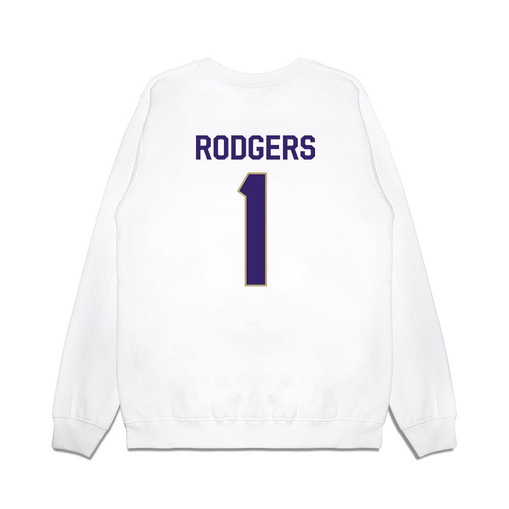 JMU - NCAA Football : Mekhi Rodgers - We're In Premium Crewneck Sweatshirt-1