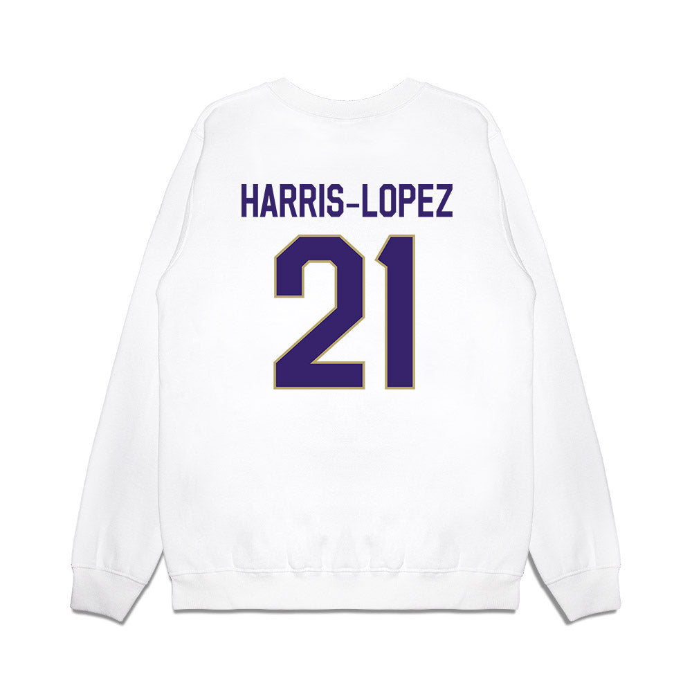 JMU - NCAA Football : Curtis Harris-Lopez - We're In Premium Crewneck Sweatshirt-1