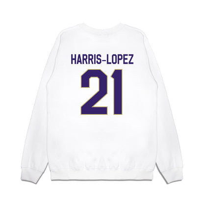 JMU - NCAA Football : Curtis Harris-Lopez - We're In Premium Crewneck Sweatshirt-1