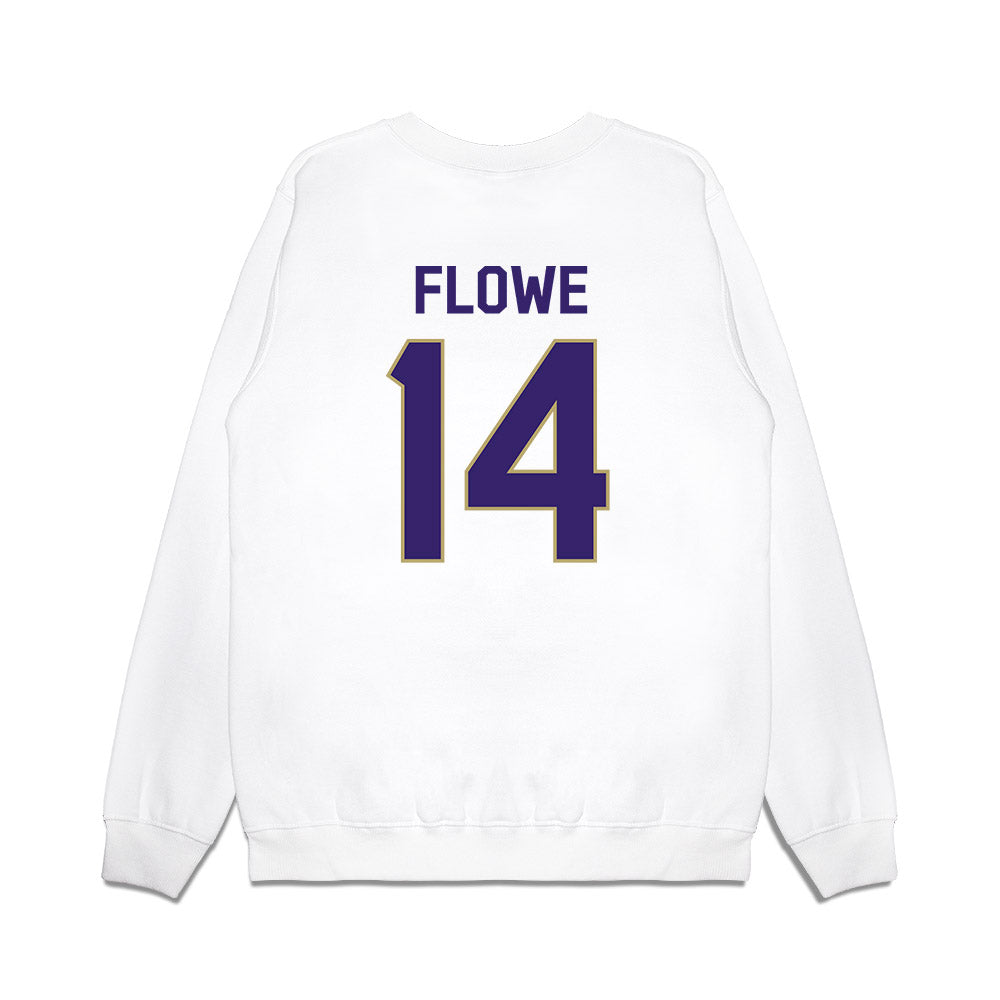 JMU - NCAA Football : KJ Flowe - We're In Premium Crewneck Sweatshirt-1