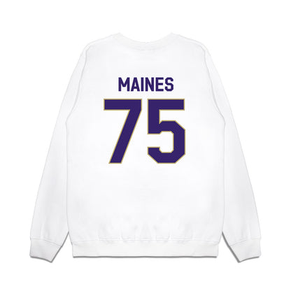 JMU - NCAA Football : Wyatt Maines - We're In Premium Crewneck Sweatshirt-1