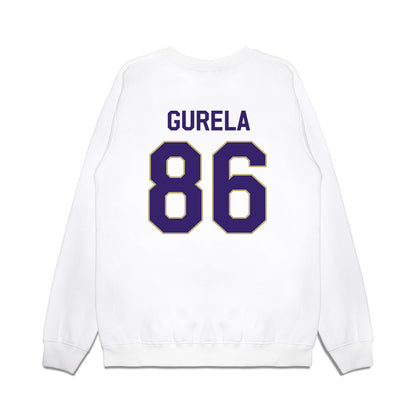 JMU - NCAA Football : Ethan Gurela - We're In Premium Crewneck Sweatshirt-1