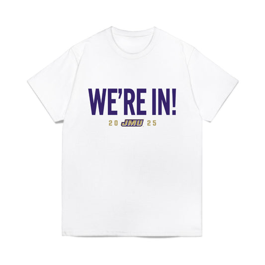 JMU - NCAA Football : Trent Hendrick - We're In Comfort Colors T-Shirt-0