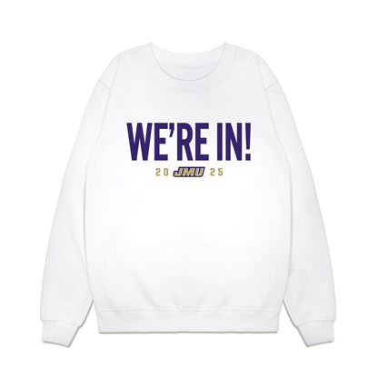 JMU - NCAA Football : Mychal McMullin - We're In Premium Crewneck Sweatshirt-0
