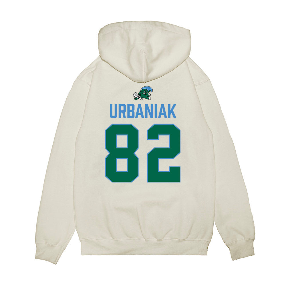 Tulane - NCAA Football : Erik Urbaniak - 2025 Conference Champions Premium Hooded Sweatshirt-1