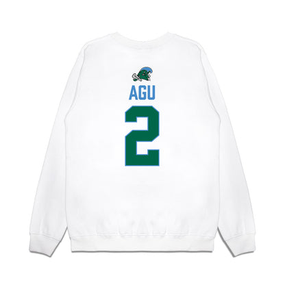 Tulane - NCAA Football : Dickson Agu - 2025 Conference Champions Premium Crewneck Sweatshirt-1