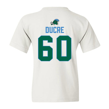 Tulane - NCAA Football : Jaxon Ducre - 2025 Conference Champions Youth T-Shirt-1
