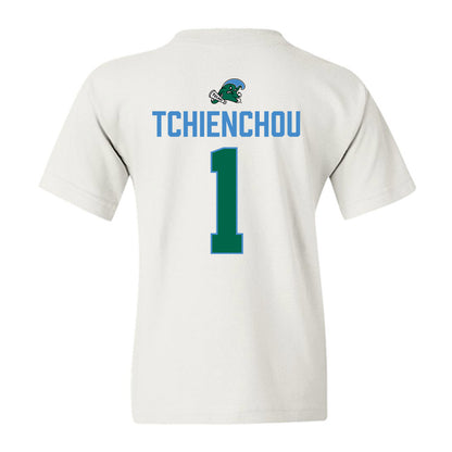 Tulane - NCAA Football : Jack Tchienchou - 2025 Conference Champions Youth T-Shirt-1