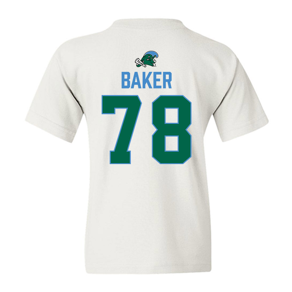 Tulane - NCAA Football : Reese Baker - 2025 Conference Champions Youth T-Shirt-1