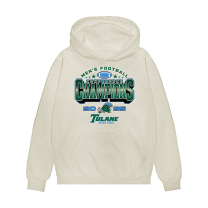 Tulane - NCAA Football : Jamauri McClure - 2025 Conference Champions Premium Hooded Sweatshirt-0