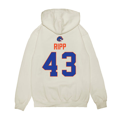 Boise State - NCAA Football : Jake Ripp - 3-Peat Conference Champs Premium Hooded Sweatshirt-1
