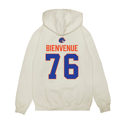 Boise State - NCAA Football : Gregory Bienvenue - 3-Peat Conference Champs Premium Hooded Sweatshirt-1
