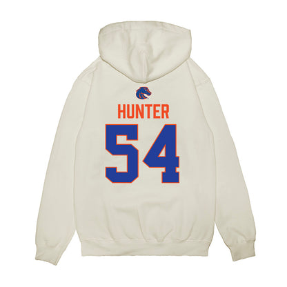 Boise State - NCAA Football : Gabriel Hunter - 3-Peat Conference Champs Premium Hooded Sweatshirt-1