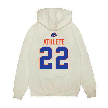 Boise State - NCAA Football : Test AR Athlete - 3-Peat Conference Champs Premium Hooded Sweatshirt-1