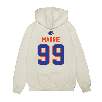 Boise State - NCAA Football : Michael Madrie - 3-Peat Conference Champs Premium Hooded Sweatshirt-1