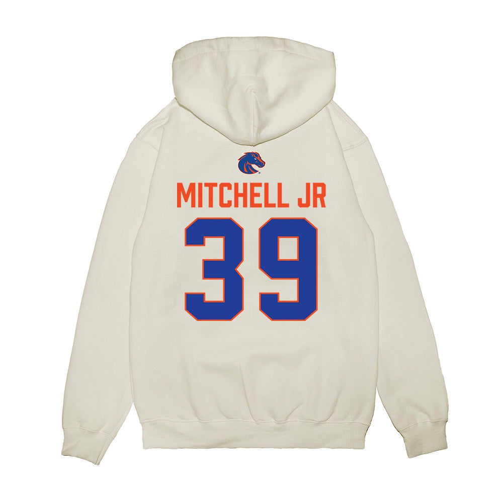 Boise State - NCAA Football : Timothy Mitchell Jr - 3-Peat Conference Champs Premium Hooded Sweatshirt-1
