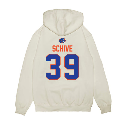 Boise State - NCAA Football : Taren Schive - 3-Peat Conference Champs Premium Hooded Sweatshirt-1
