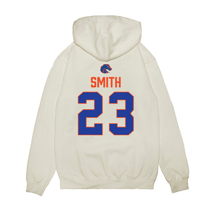 Boise State - NCAA Football : Sherrod Smith - 3-Peat Conference Champs Premium Hooded Sweatshirt-1