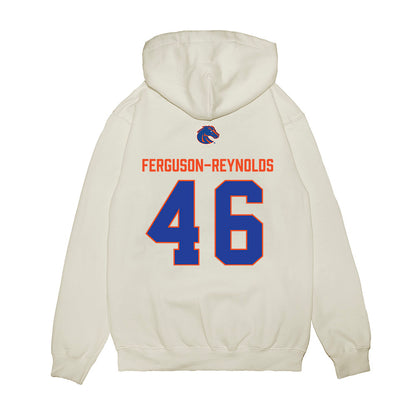 Boise State - NCAA Football : James Ferguson-Reynolds - 3-Peat Conference Champs Premium Hooded Sweatshirt-1