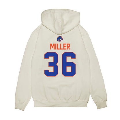 Boise State - NCAA Football : Cole Miller - 3-Peat Conference Champs Premium Hooded Sweatshirt-1