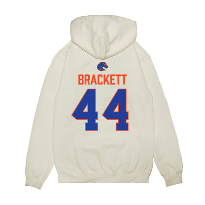 Boise State - NCAA Football : Syncere Brackett - 3-Peat Conference Champs Premium Hooded Sweatshirt-1