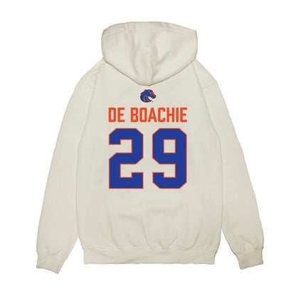 Boise State - NCAA Football : Arthur de Boachie - 3-Peat Conference Champs Premium Hooded Sweatshirt-1