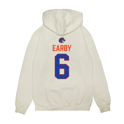 Boise State - NCAA Football : Jeremiah Earby - 3-Peat Conference Champs Premium Hooded Sweatshirt-1