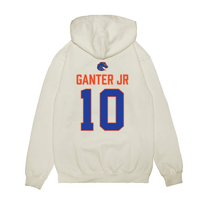Boise State - NCAA Football : Derek Ganter Jr - 3-Peat Conference Champs Premium Hooded Sweatshirt-1