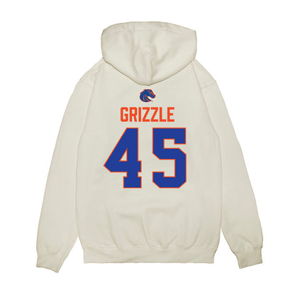 Boise State - NCAA Football : Troy Grizzle - 3-Peat Conference Champs Premium Hooded Sweatshirt-1