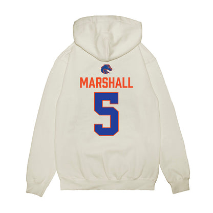 Boise State - NCAA Football : Chris Marshall - 3-Peat Conference Champs Premium Hooded Sweatshirt-1