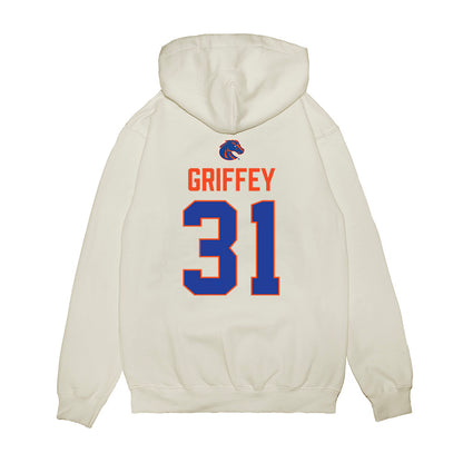 Boise State - NCAA Football : Tevin Griffey - 3-Peat Conference Champs Premium Hooded Sweatshirt-1