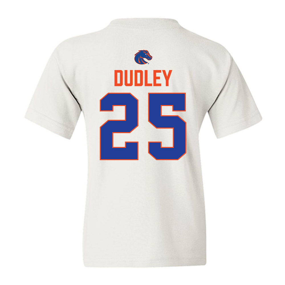 Boise State - NCAA Football : Kaden Dudley - 3-Peat Conference Champs Youth T-Shirt-1