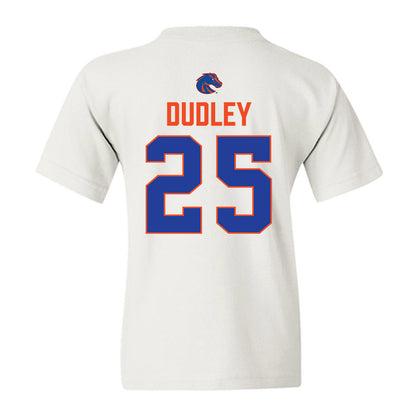 Boise State - NCAA Football : Kaden Dudley - 3-Peat Conference Champs Youth T-Shirt-1