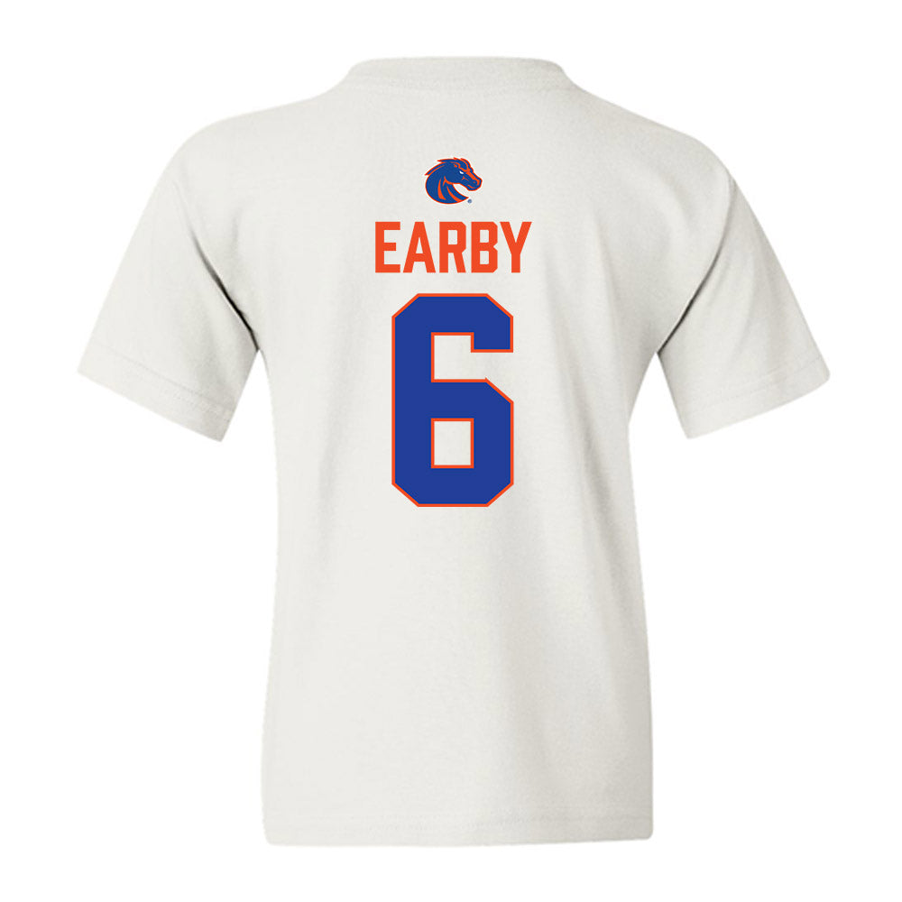Boise State - NCAA Football : Jeremiah Earby - 3-Peat Conference Champs Youth T-Shirt-1