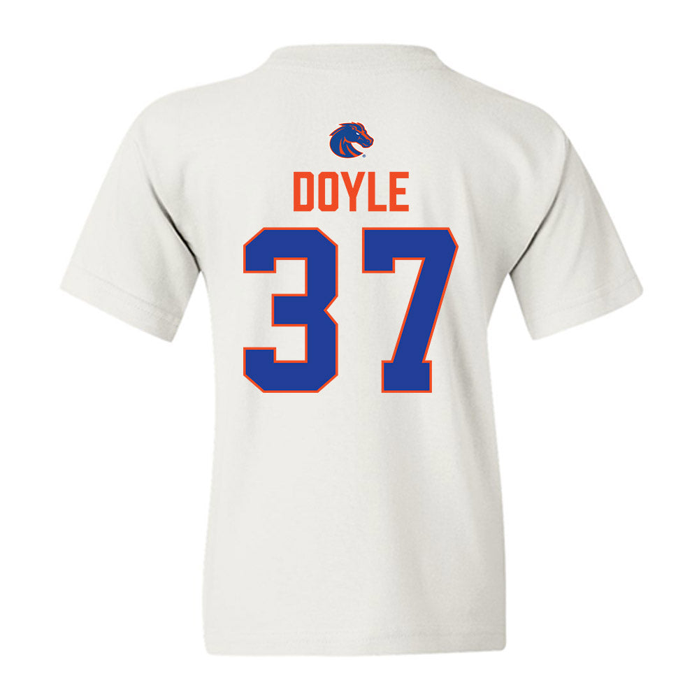 Boise State - NCAA Football : Oscar Doyle - 3-Peat Conference Champs Youth T-Shirt-1