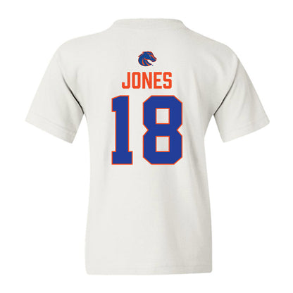 Boise State - NCAA Football : Cooper Jones - 3-Peat Conference Champs Youth T-Shirt-1