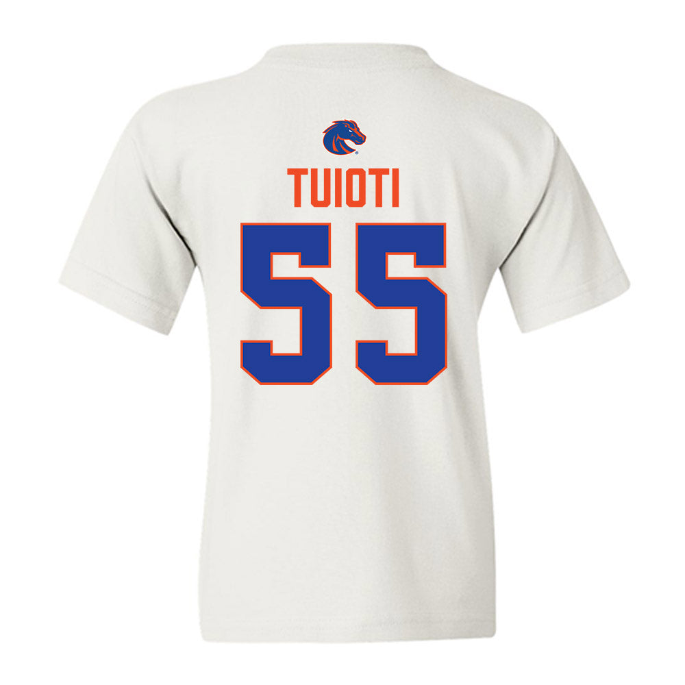Boise State - NCAA Football : Mana Tuioti - 3-Peat Conference Champs Youth T-Shirt-1