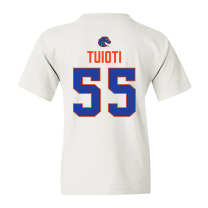 Boise State - NCAA Football : Mana Tuioti - 3-Peat Conference Champs Youth T-Shirt-1