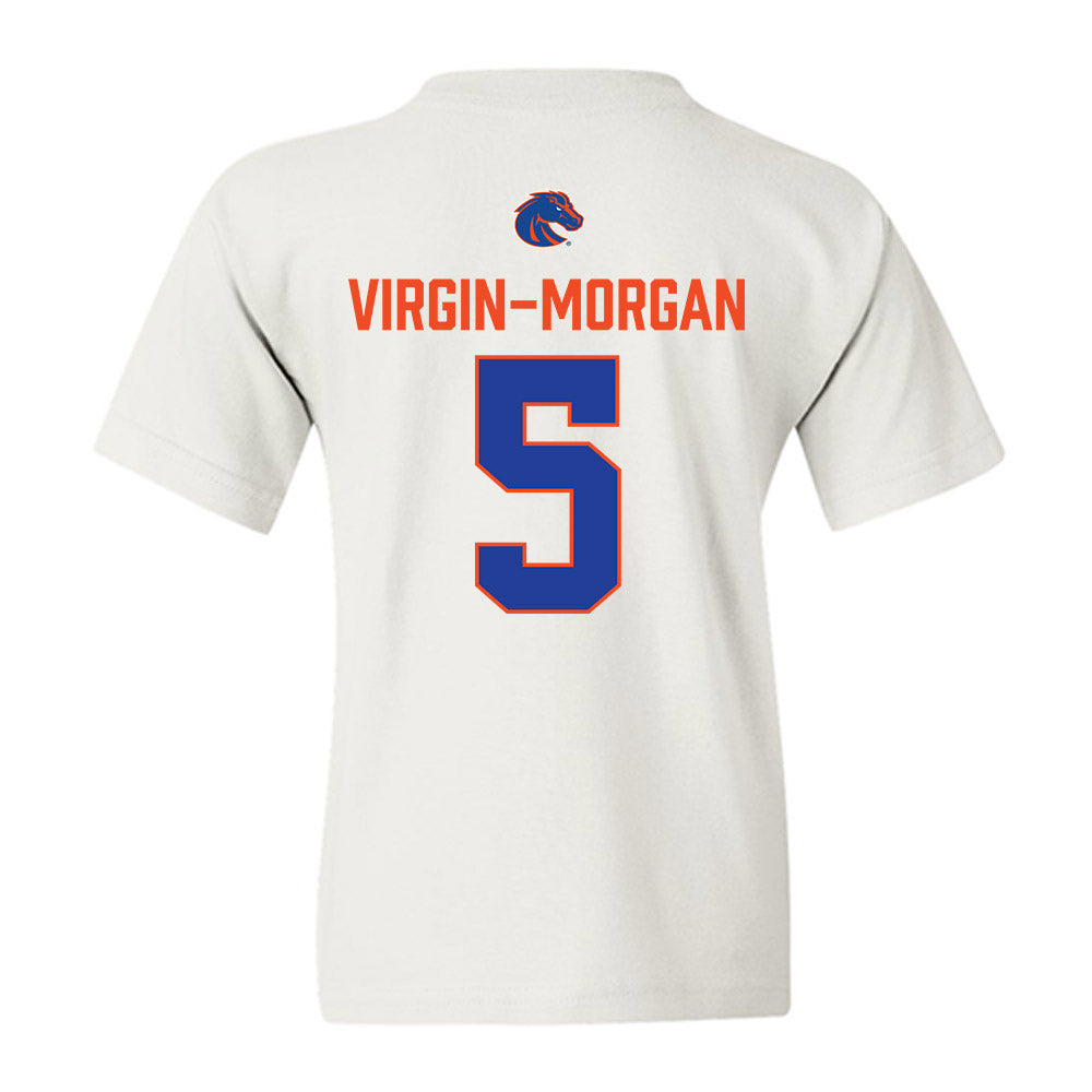 Boise State - NCAA Football : Jayden Virgin-Morgan - 3-Peat Conference Champs Youth T-Shirt-1
