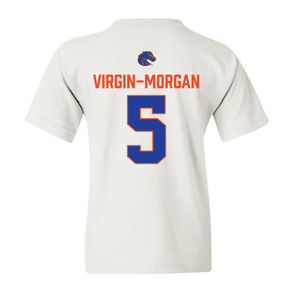 Boise State - NCAA Football : Jayden Virgin-Morgan - 3-Peat Conference Champs Youth T-Shirt-1