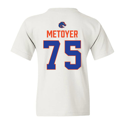 Boise State - NCAA Football : Daylon Metoyer - 3-Peat Conference Champs Youth T-Shirt-1
