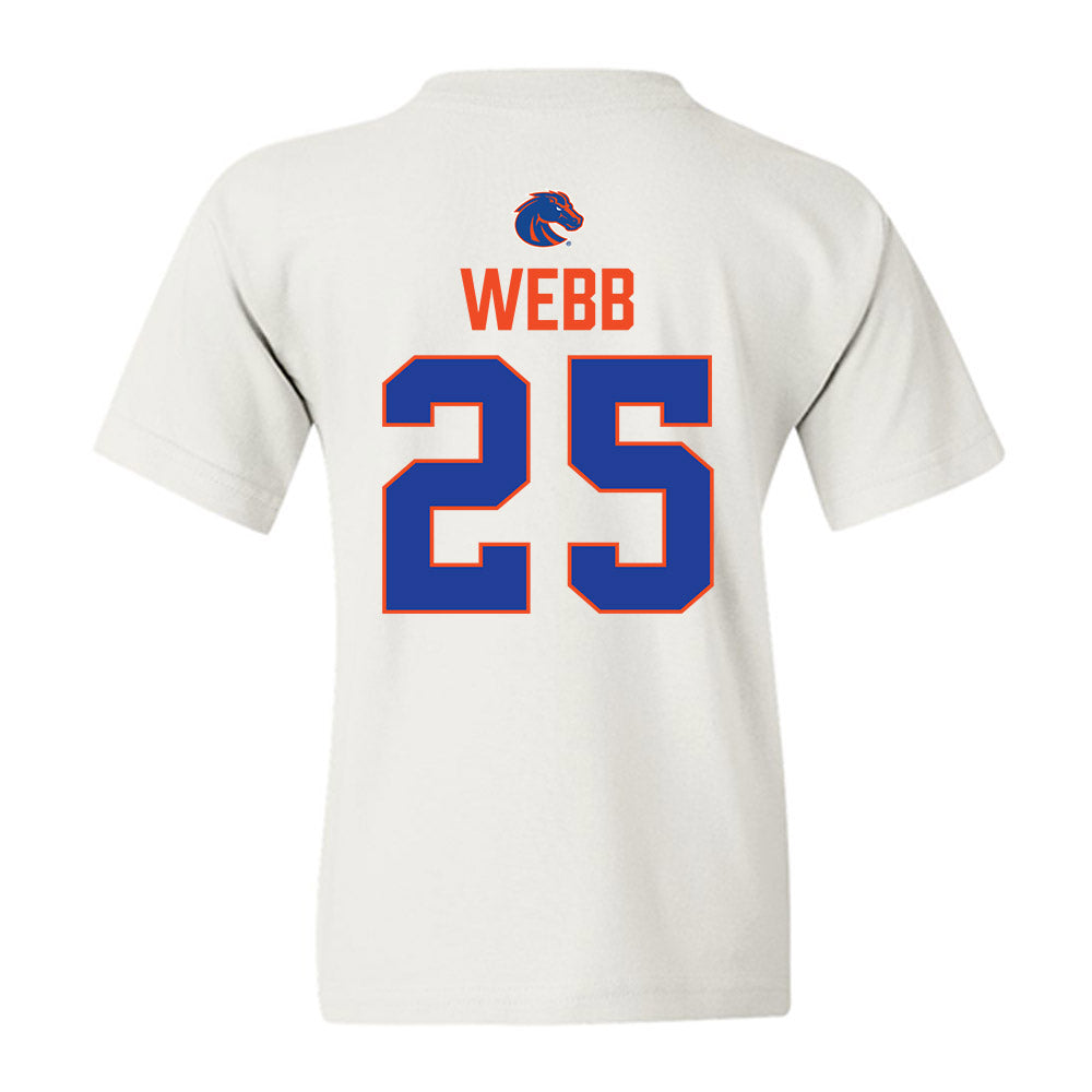 Boise State - NCAA Football : Jaylen Webb - 3-Peat Conference Champs Youth T-Shirt-1