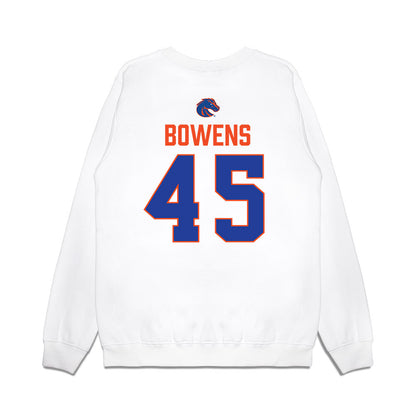 Boise State - NCAA Football : markell bowens - 3-Peat Conference Champs Premium Crewneck Sweatshirt-1