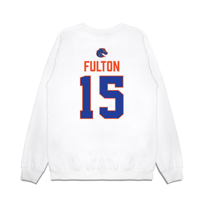 Boise State - NCAA Football : Colt Fulton - 3-Peat Conference Champs Premium Crewneck Sweatshirt-1