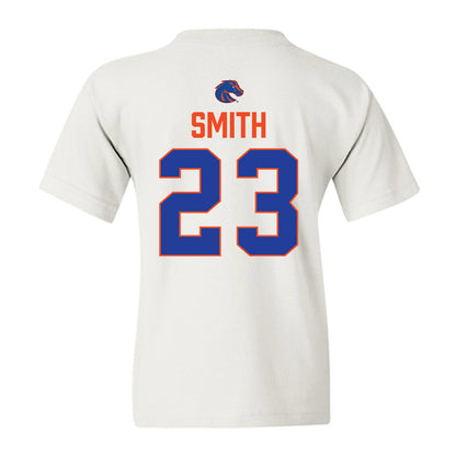 Boise State - NCAA Football : Sherrod Smith - 3-Peat Conference Champs Youth T-Shirt-1