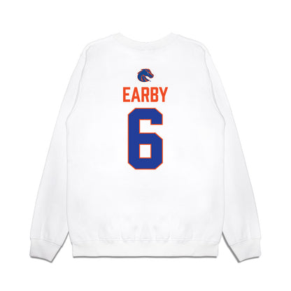 Boise State - NCAA Football : Jeremiah Earby - 3-Peat Conference Champs Premium Crewneck Sweatshirt-1
