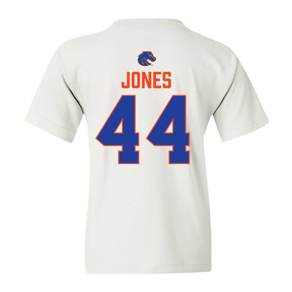 Boise State - NCAA Football : Tamber Jones - 3-Peat Conference Champs Youth T-Shirt-1