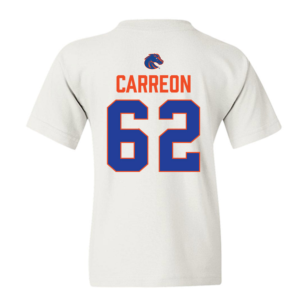 Boise State - NCAA Football : Roger Carreon - 3-Peat Conference Champs Youth T-Shirt-1