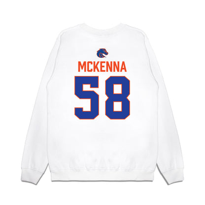 Boise State - NCAA Football : Trevor Mckenna - 3-Peat Conference Champs Premium Crewneck Sweatshirt-1
