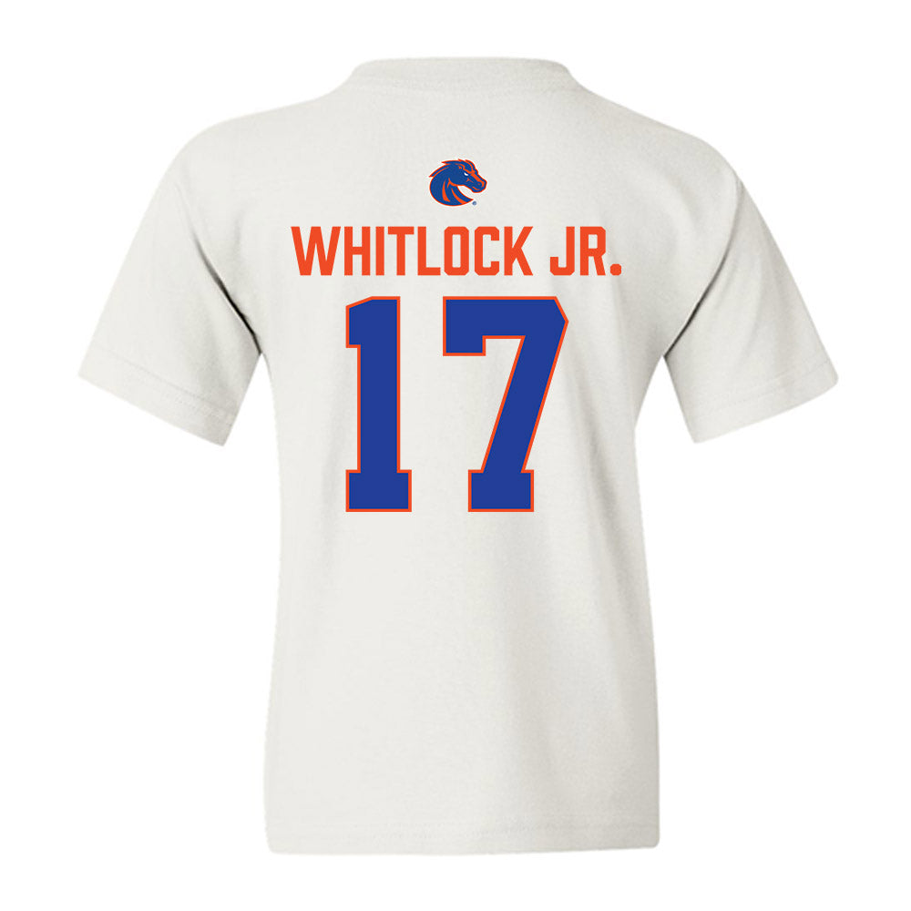 Boise State - NCAA Football : Demetric Whitlock Jr. - 3-Peat Conference Champs Youth T-Shirt-1